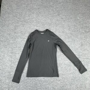 Layer 8 Shirt Mens XS Black Qwick-Dry Long Sleeve Athletic Base Layer Top